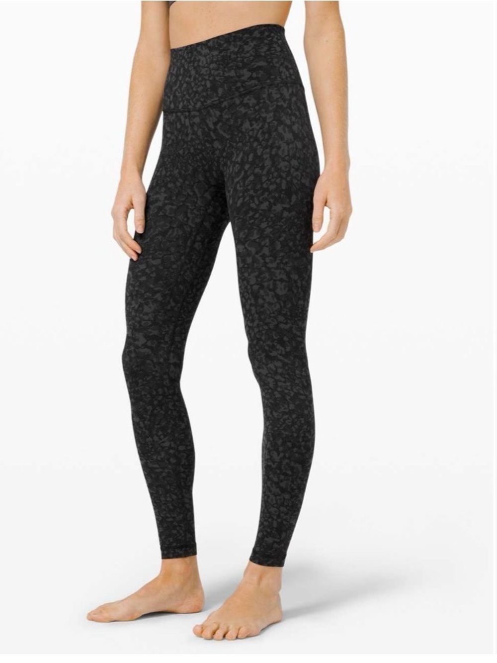 Lululemon Align Leggings in Wild Thing Camo Deep Coal 28”